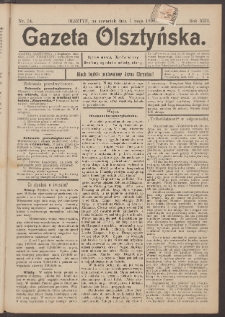 Gazeta Olsztyńska, 1898, nr 54