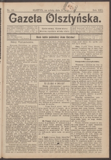 Gazeta Olsztyńska, 1898, nr 58