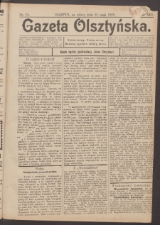 Gazeta Olsztyńska, 1898, nr 61