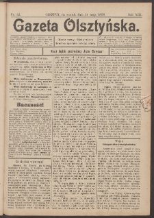 Gazeta Olsztyńska, 1898, nr 62