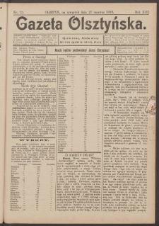 Gazeta Olsztyńska, 1898, nr 75