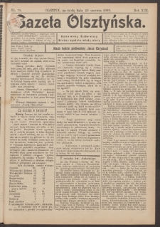 Gazeta Olsztyńska, 1898, nr 78