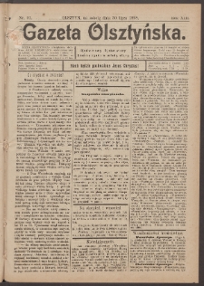 Gazeta Olsztyńska, 1898, nr 91