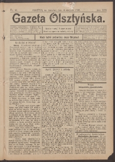 Gazeta Olsztyńska, 1898, nr 93