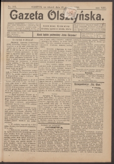 Gazeta Olsztyńska, 1898, nr 101