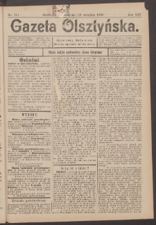 Gazeta Olsztyńska, 1898, nr 117