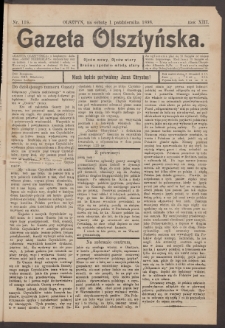 Gazeta Olsztyńska, 1898, nr 118