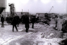 [Na budowie Szkoły Podstawowej Nr 4 w Mrągowie. 1]