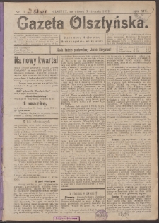 Gazeta Olsztyńska, 1899, nr 1