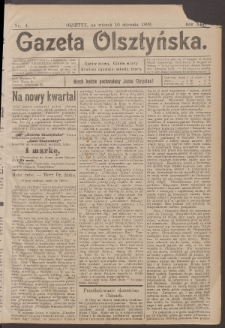 Gazeta Olsztyńska, 1899, nr 4