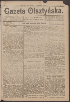 Gazeta Olsztyńska, 1899, nr 7