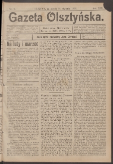 Gazeta Olsztyńska, 1899, nr 9