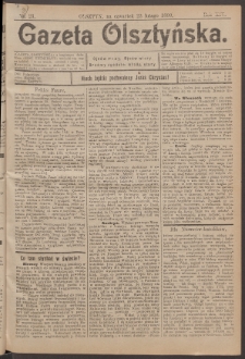 Gazeta Olsztyńska, 1899, nr 23