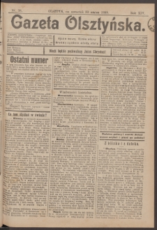 Gazeta Olsztyńska, 1899, nr 38