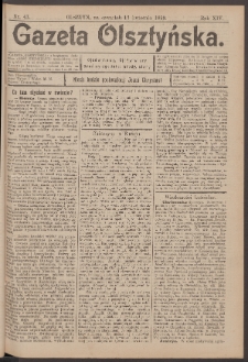 Gazeta Olsztyńska, 1899, nr 43