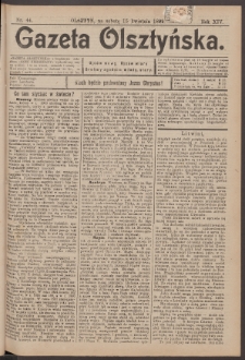Gazeta Olsztyńska, 1899, nr 44
