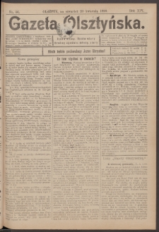 Gazeta Olsztyńska, 1899, nr 46