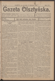 Gazeta Olsztyńska, 1899, nr 49