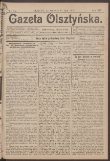 Gazeta Olsztyńska, 1899, nr 82