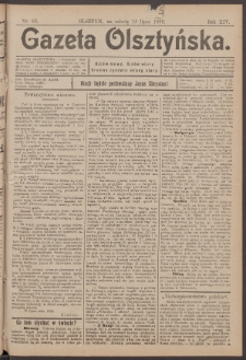 Gazeta Olsztyńska, 1899, nr 83
