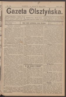 Gazeta Olsztyńska, 1899, nr 84