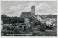 Seeburg, Ostpr. Hospitalbrücke u. kath. Kirche