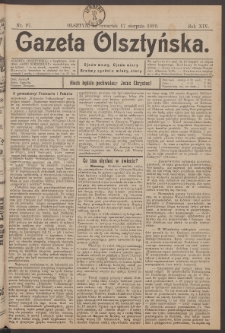 Gazeta Olsztyńska, 1899, nr 97