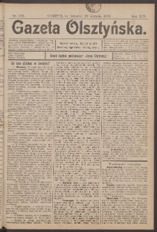 Gazeta Olsztyńska, 1899, nr 100