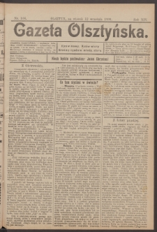 Gazeta Olsztyńska, 1899, nr 108
