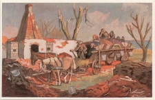 Ostpreußen während des Weltkrieges 1914/15 nach Orginalen von A. Kraska. Heimkehr