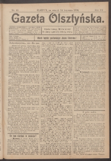 Gazeta Olsztyńska, 1900, nr 48