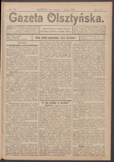 Gazeta Olsztyńska, 1900, nr 51
