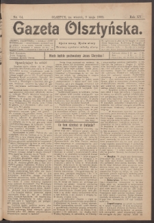 Gazeta Olsztyńska, 1900, nr 54