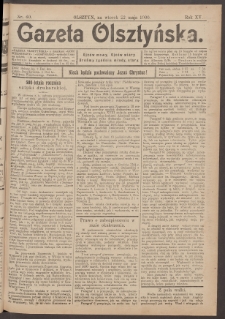 Gazeta Olsztyńska, 1900, nr 60