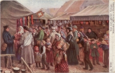 Vor dem großen Kriege. Masurischer Jahrmarkt in Ortelsburg