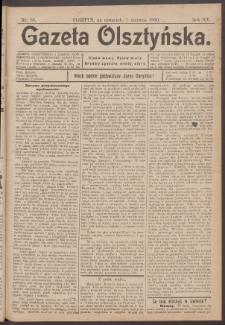 Gazeta Olsztyńska, 1900, nr 66