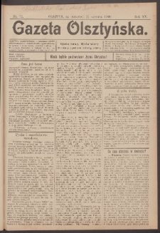 Gazeta Olsztyńska, 1900, nr 72