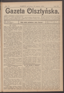 Gazeta Olsztyńska, 1900, nr 73