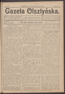Gazeta Olsztyńska, 1900, nr 85