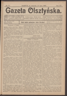 Gazeta Olsztyńska, 1900, nr 87