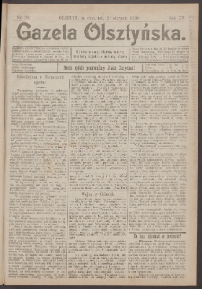 Gazeta Olsztyńska, 1900, nr 99