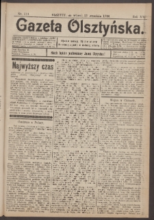 Gazeta Olsztyńska, 1900, nr 113