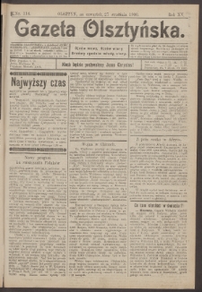 Gazeta Olsztyńska, 1900, nr 114