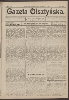 Gazeta Olsztyńska, 1900, nr 144