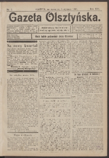 Gazeta Olsztyńska, 1901, nr 2