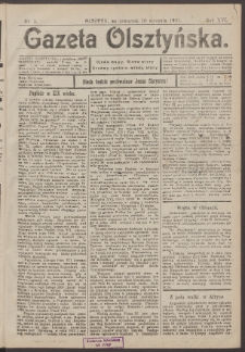 Gazeta Olsztyńska, 1901, nr 5