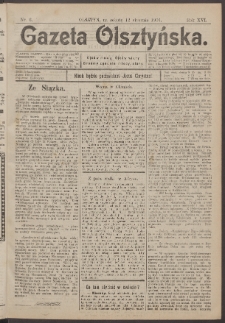 Gazeta Olsztyńska, 1901, nr 6