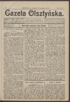 Gazeta Olsztyńska, 1901, nr 8