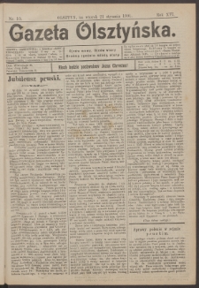 Gazeta Olsztyńska, 1901, nr 10