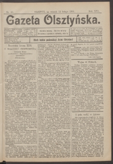 Gazeta Olsztyńska, 1901, nr 19
